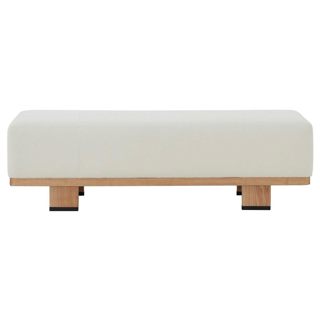 Safavieh Couture Abrianna Wood Base Bench BENCHES