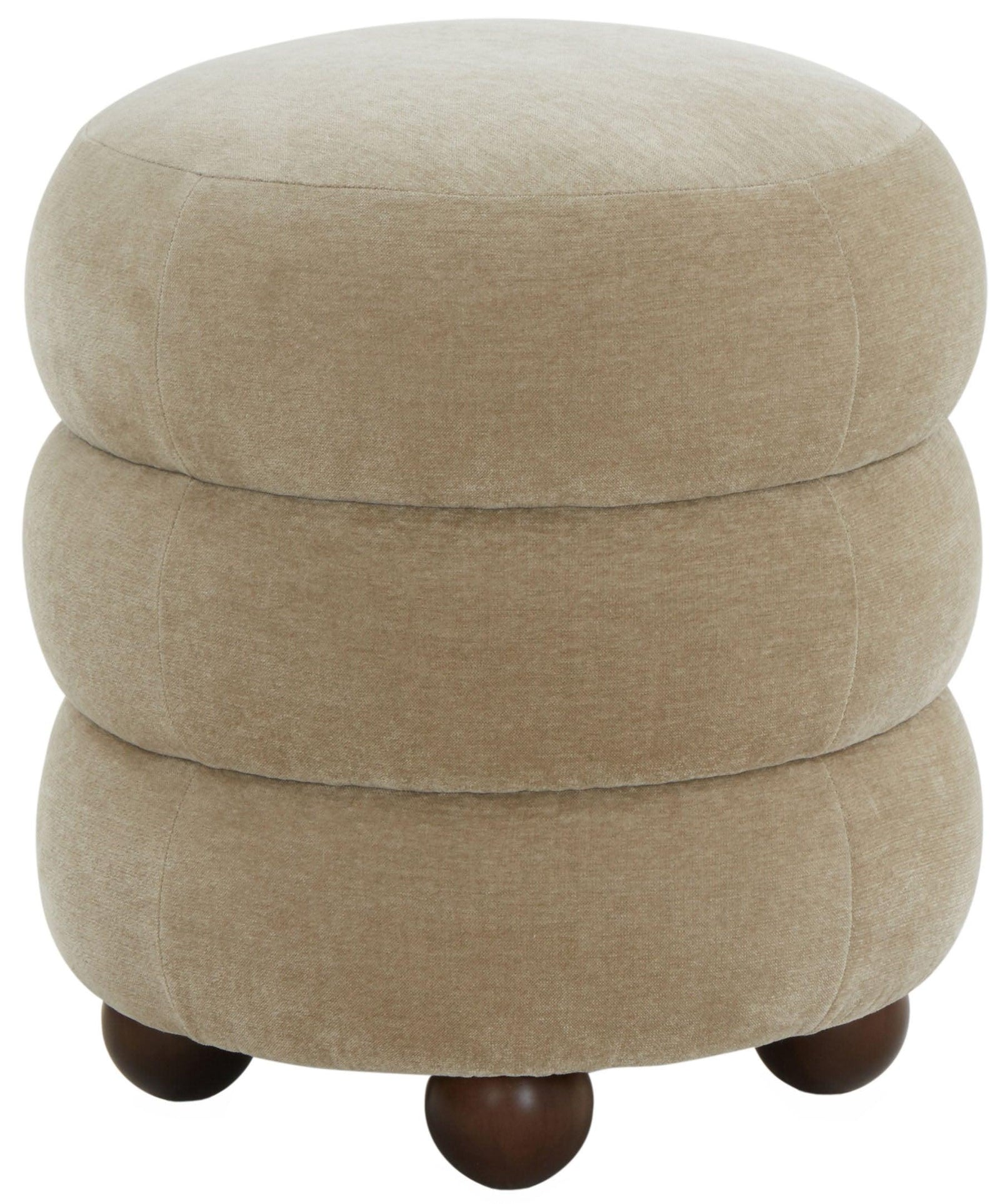 Safavieh Couture Cecelia Round Ottoman OTTOMANS, POUFS, + STOOLS