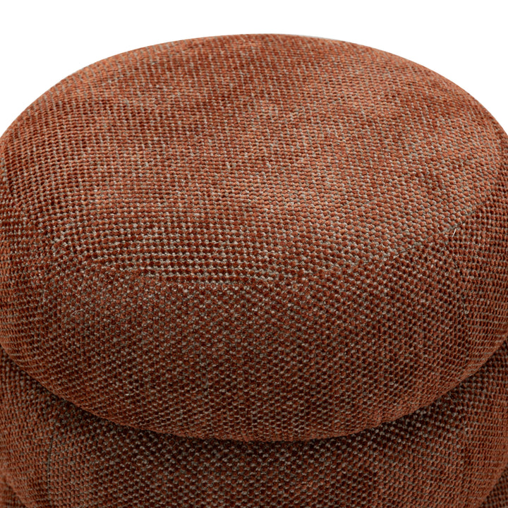 Cecelia Round Channel Tufted Ottoman