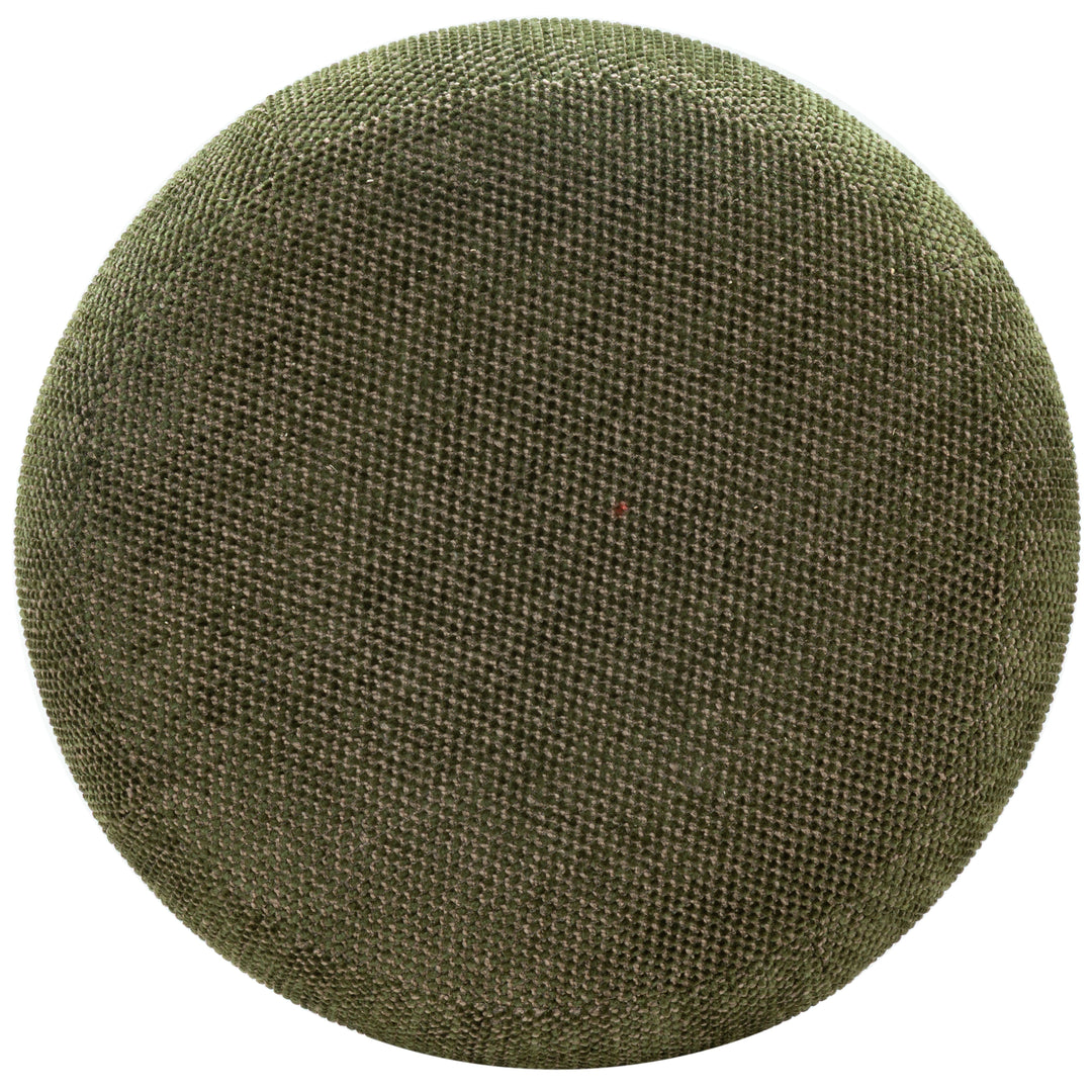 Cecelia Round Channel Tufted Ottoman