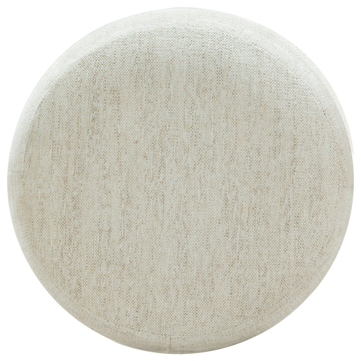 Cecelia Round Channel Tufted Ottoman
