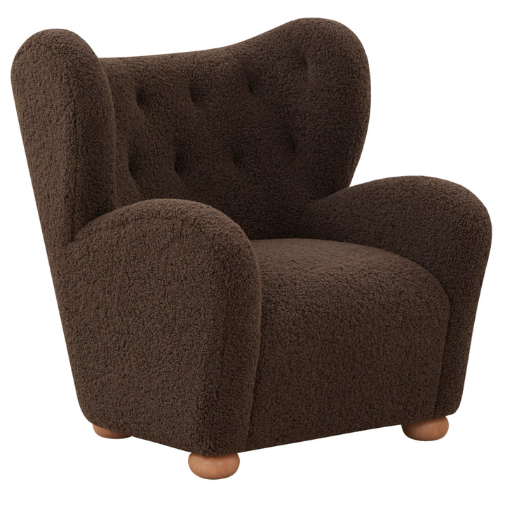 American Home Furniture | Safavieh Couture - GALLOWAY WINGBACK TEDDY ACCENT CHAIR 