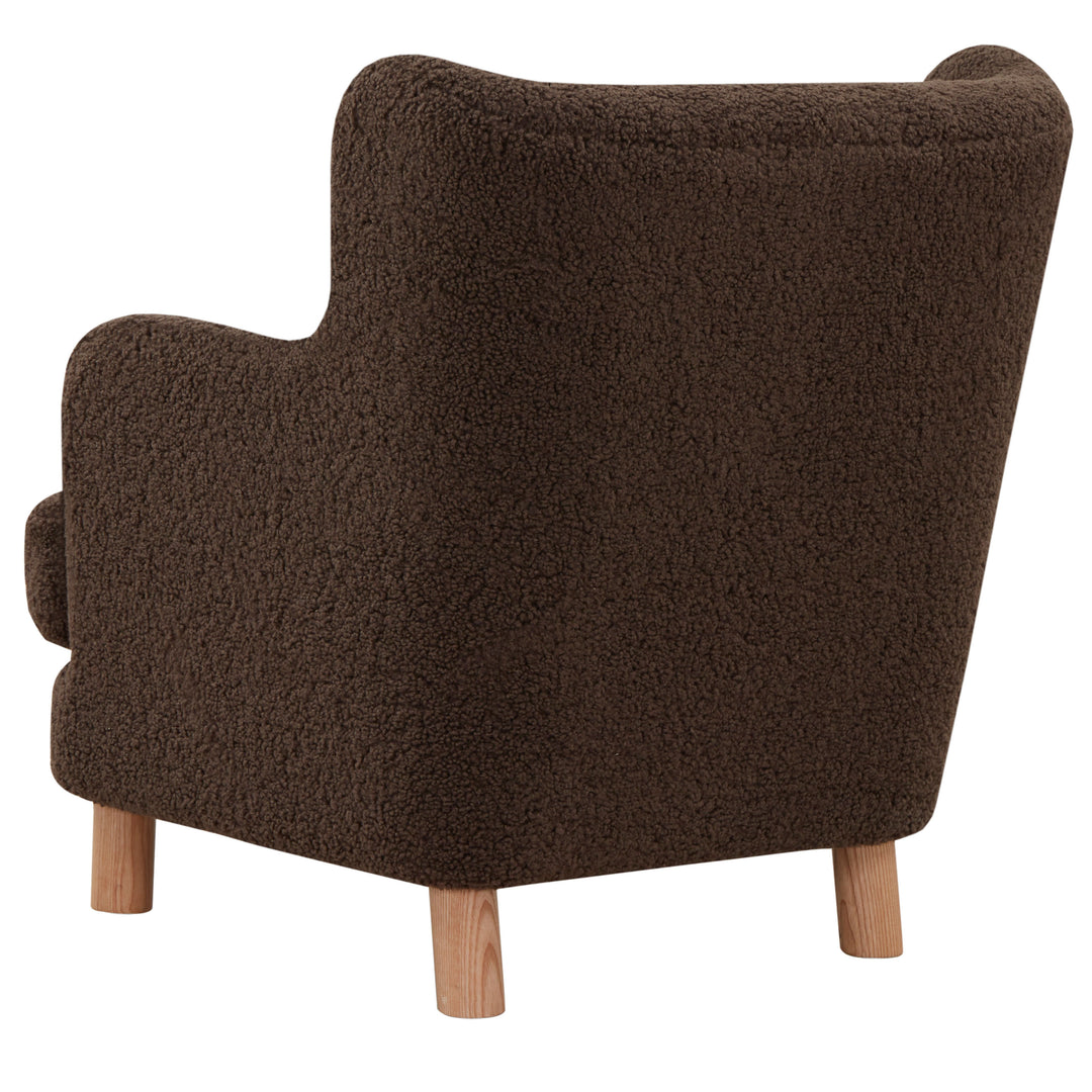 American Home Furniture | Safavieh Couture - RAINIER WINGBACK TEDDY ACCENT CHAIR 