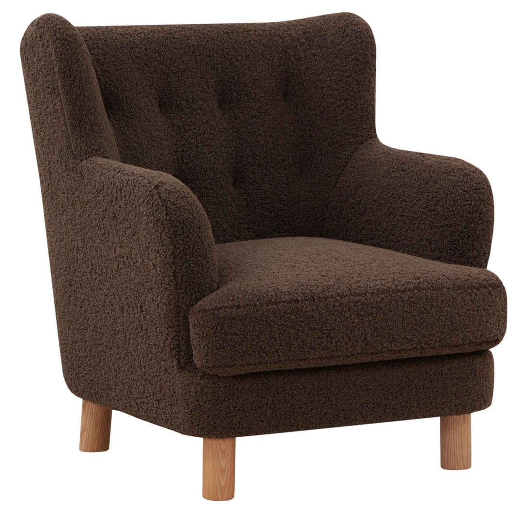 American Home Furniture | Safavieh Couture - RAINIER WINGBACK TEDDY ACCENT CHAIR 