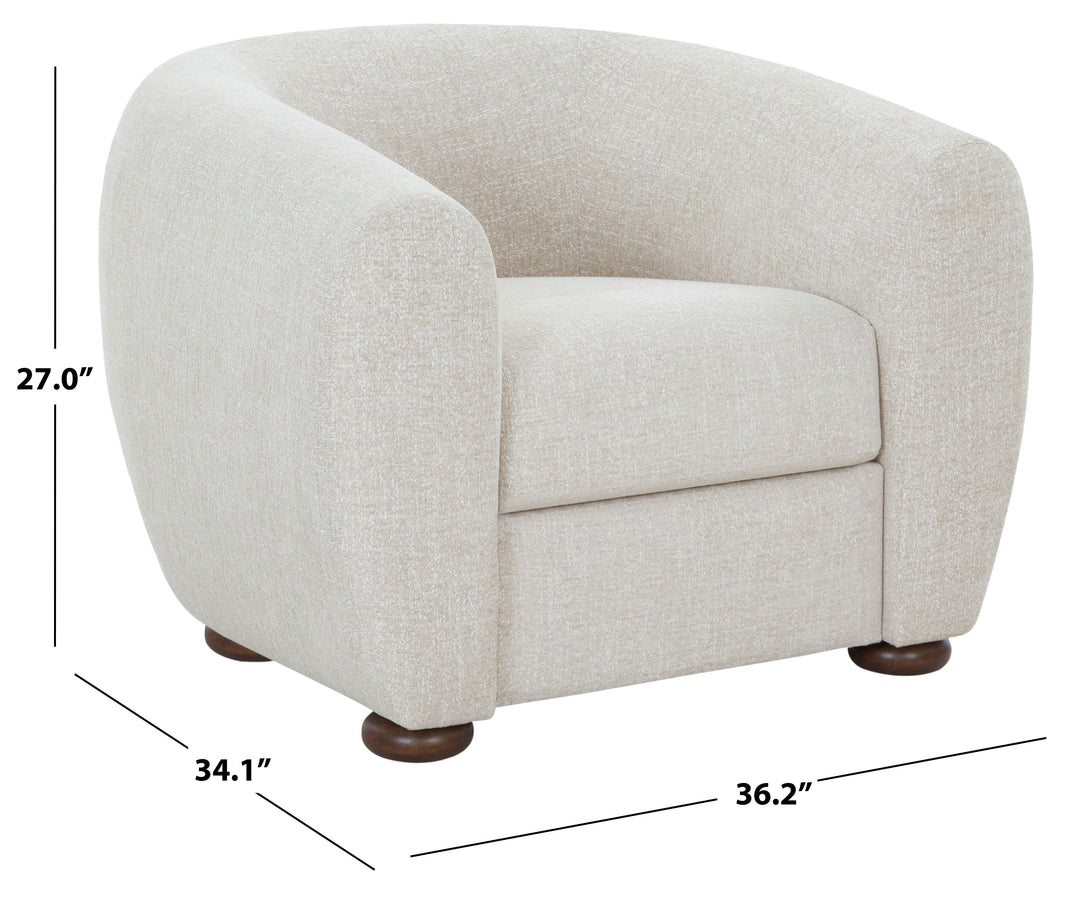 Freddy Barrel Back Accent Chair