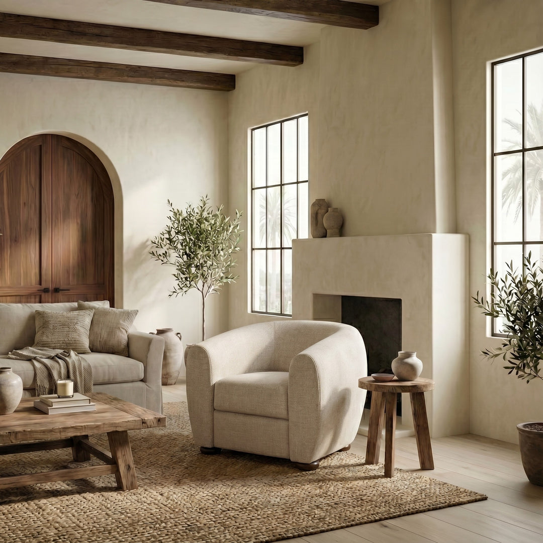 Freddy Barrel Back Accent Chair