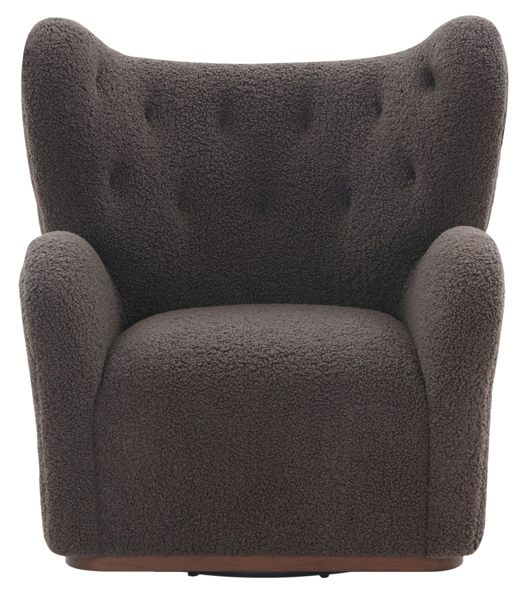 Galloway Wingback Teddy Swivel Chair