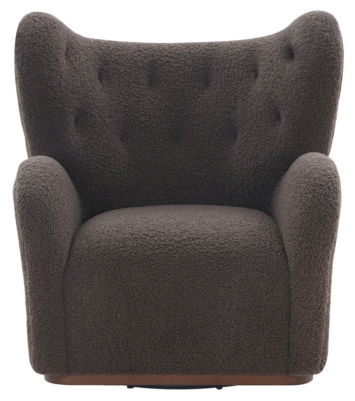Galloway Wingback Teddy Swivel Chair
