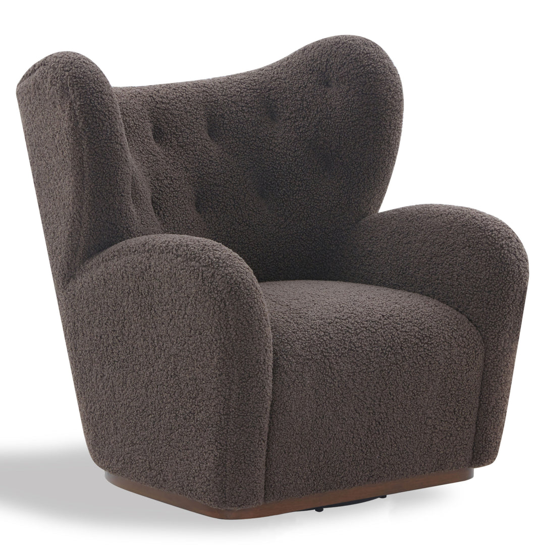 Galloway Wingback Teddy Swivel Chair