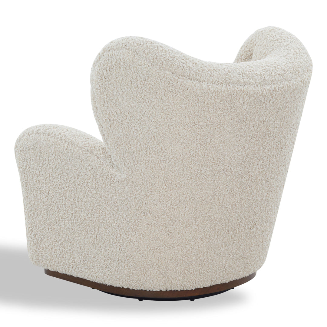 Galloway Wingback Teddy Swivel Chair