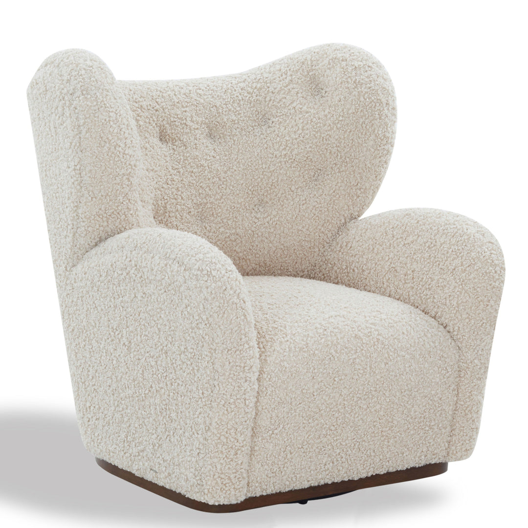 Galloway Wingback Teddy Swivel Chair