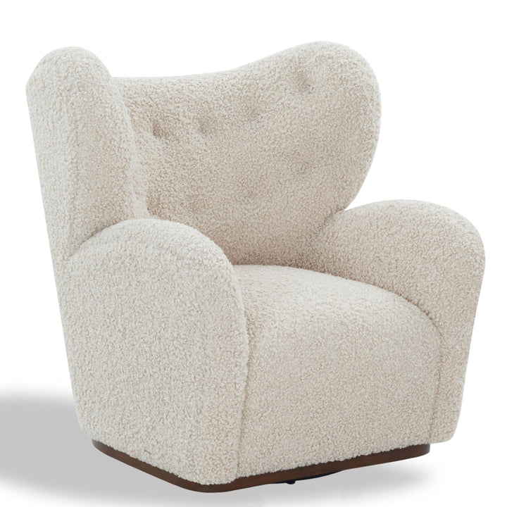 Galloway Wingback Teddy Swivel Chair