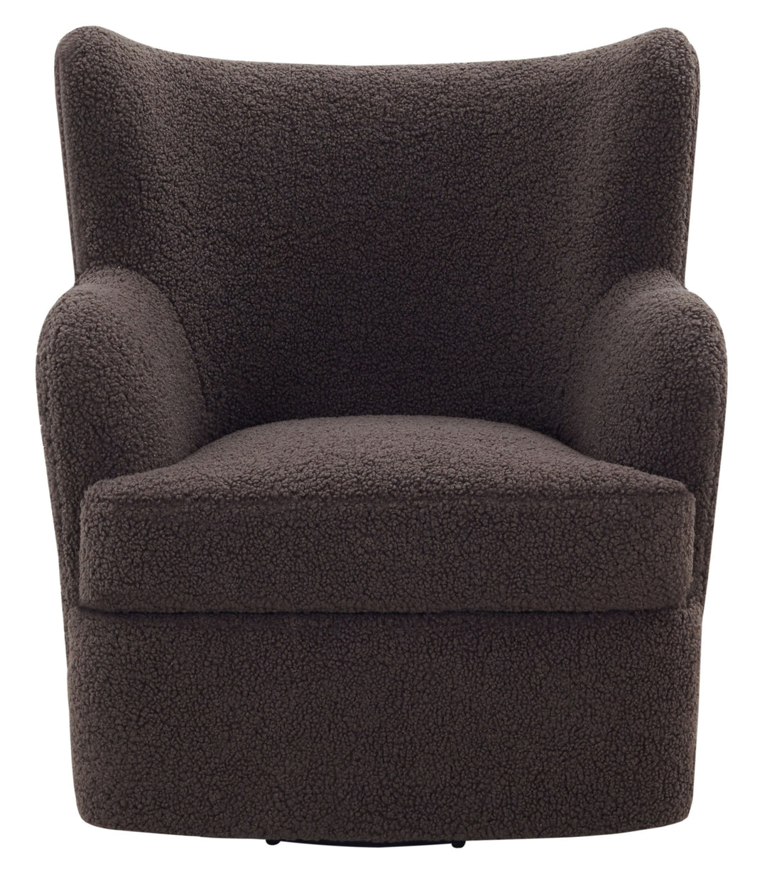 Rainier Wingback Teddy Swivel Chair