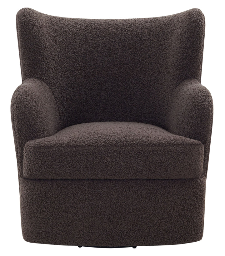 Rainier Wingback Teddy Swivel Chair