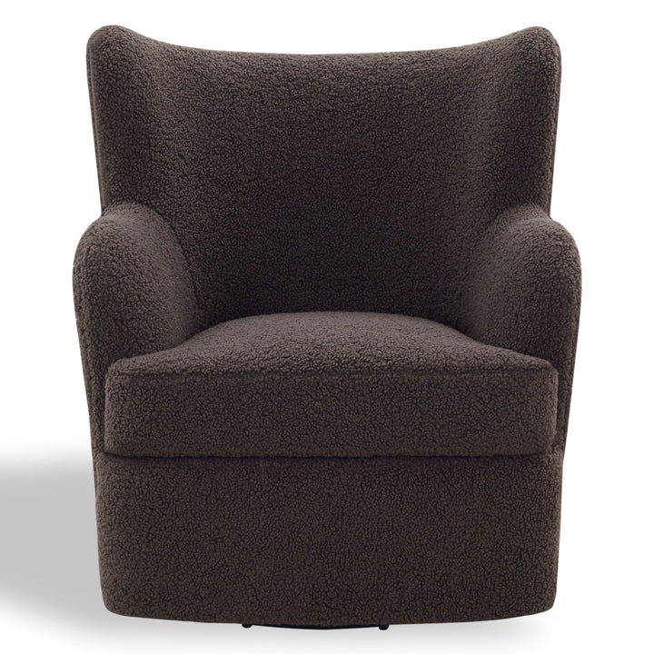 Rainier Wingback Teddy Swivel Chair