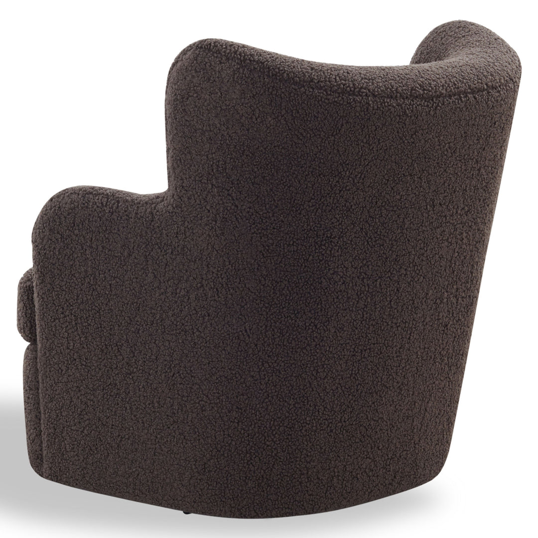 Rainier Wingback Teddy Swivel Chair