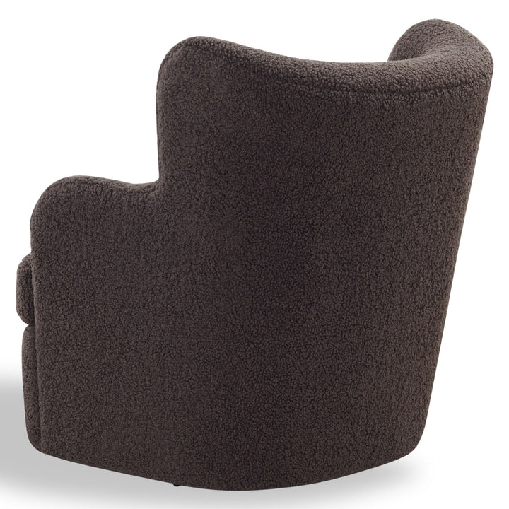 Rainier Wingback Teddy Swivel Chair
