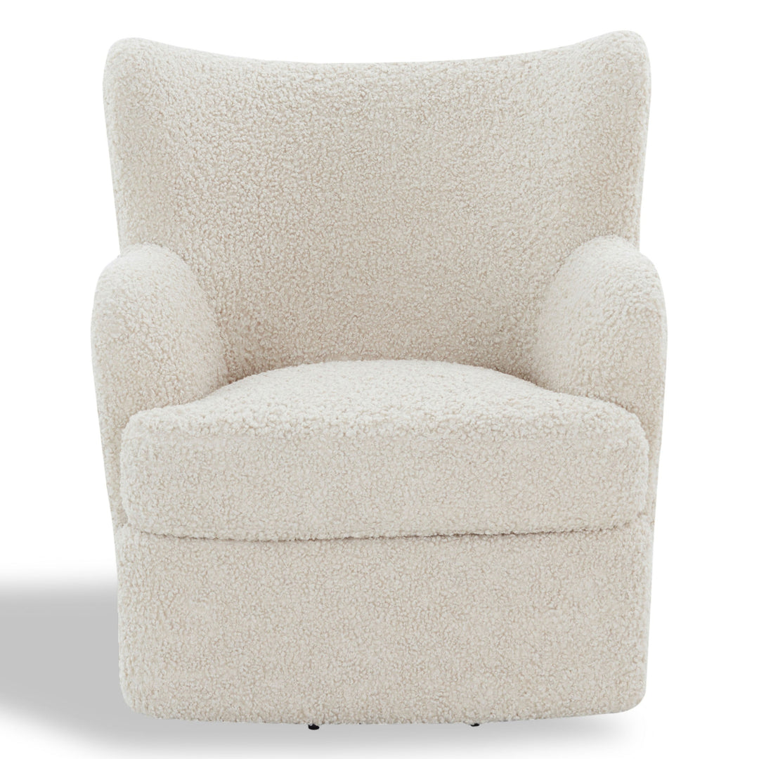 Rainier Wingback Teddy Swivel Chair