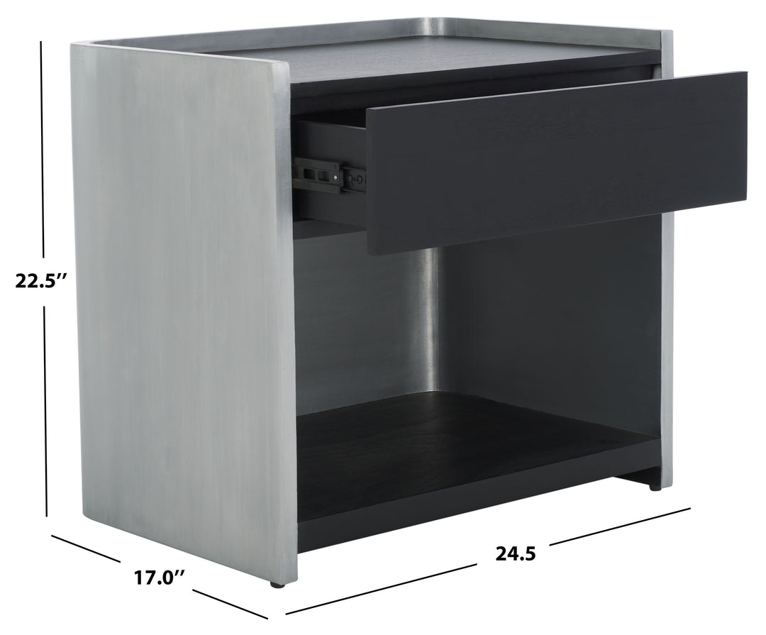 BLACK / SILVER / 24.5W x 17D x 22.5D