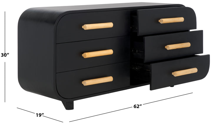 American Home Furniture | Safavieh Couture - Peterson Wood Dresser