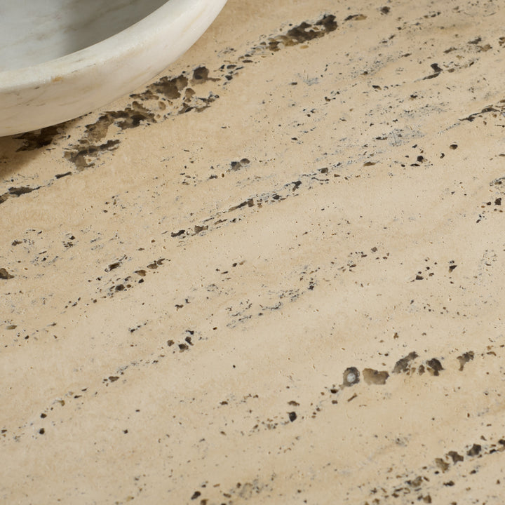 American Home Furniture Safavieh Couture Giuletta Travertine Top Chest