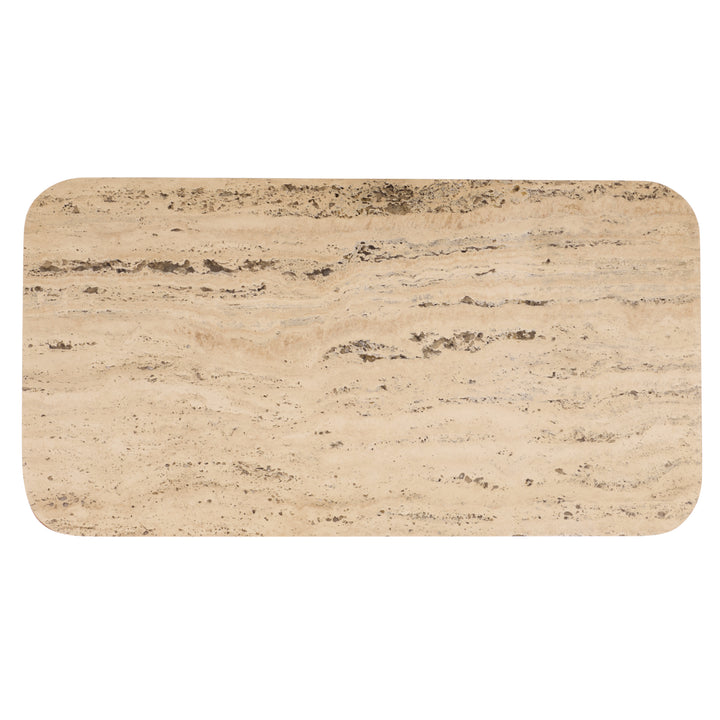 American Home Furniture Safavieh Couture Giuletta Travertine Top Chest