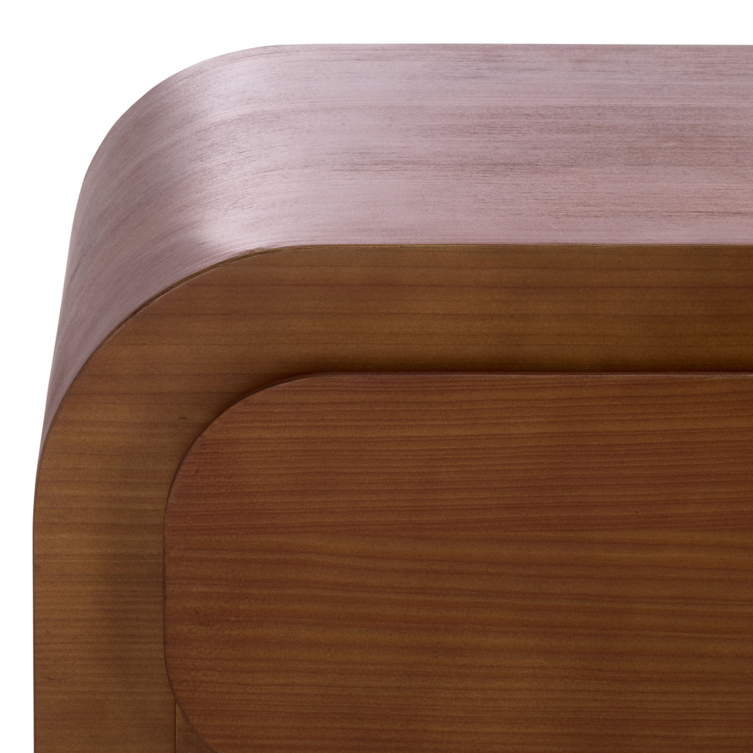 American Home Furniture Safavieh Couture Herald 3 Shelf Wood Sideboard