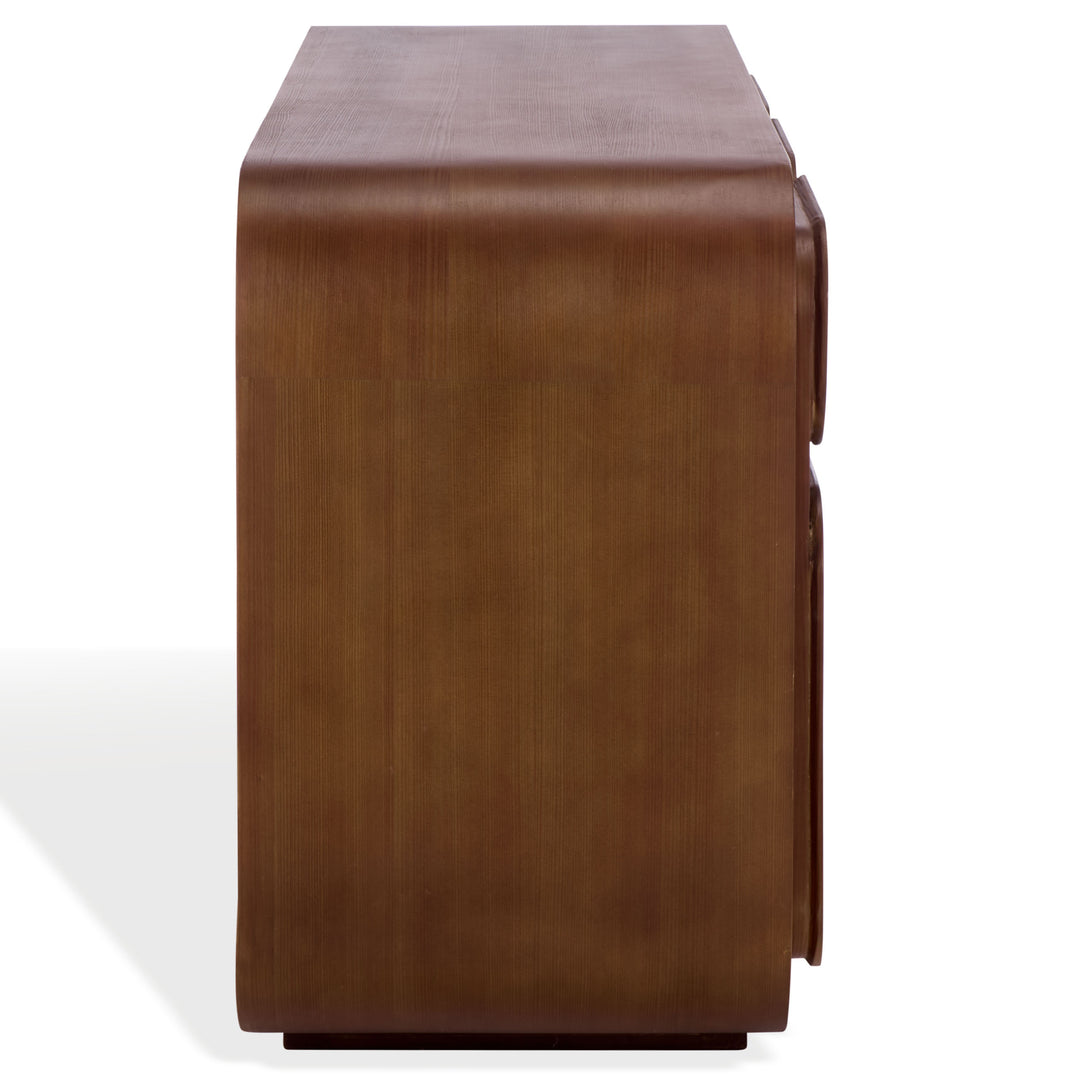 American Home Furniture Safavieh Couture Herald 3 Shelf Wood Sideboard