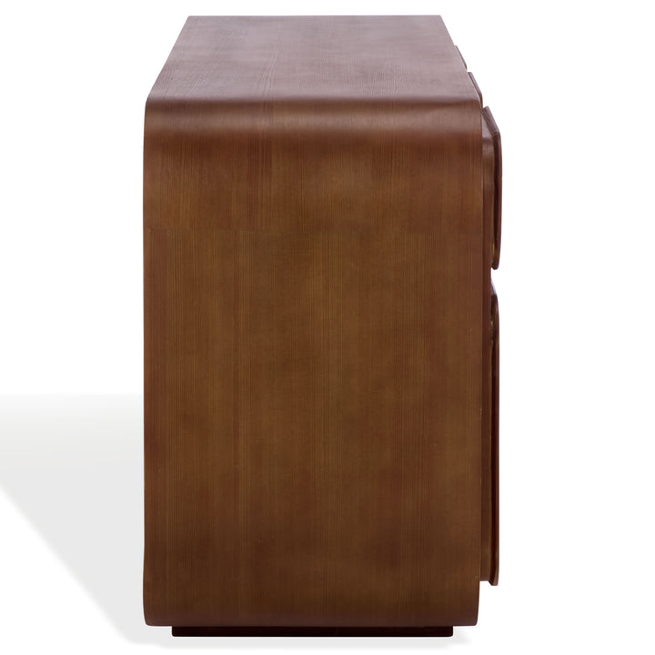 American Home Furniture Safavieh Couture Herald 3 Shelf Wood Sideboard