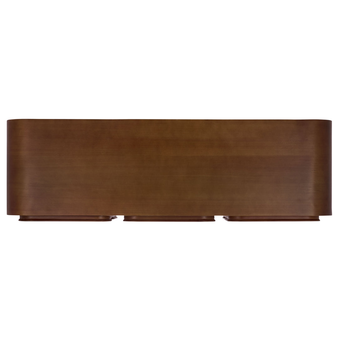 American Home Furniture Safavieh Couture Herald 3 Shelf Wood Sideboard