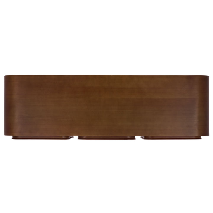 American Home Furniture Safavieh Couture Herald 3 Shelf Wood Sideboard