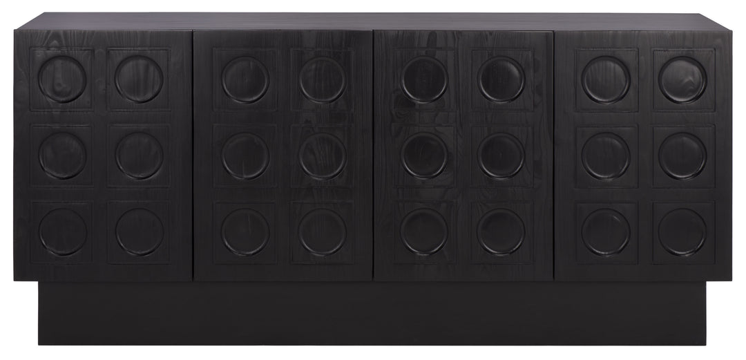 American Home Furniture Safavieh Couture Osmund 4 Door Wood Sideboard