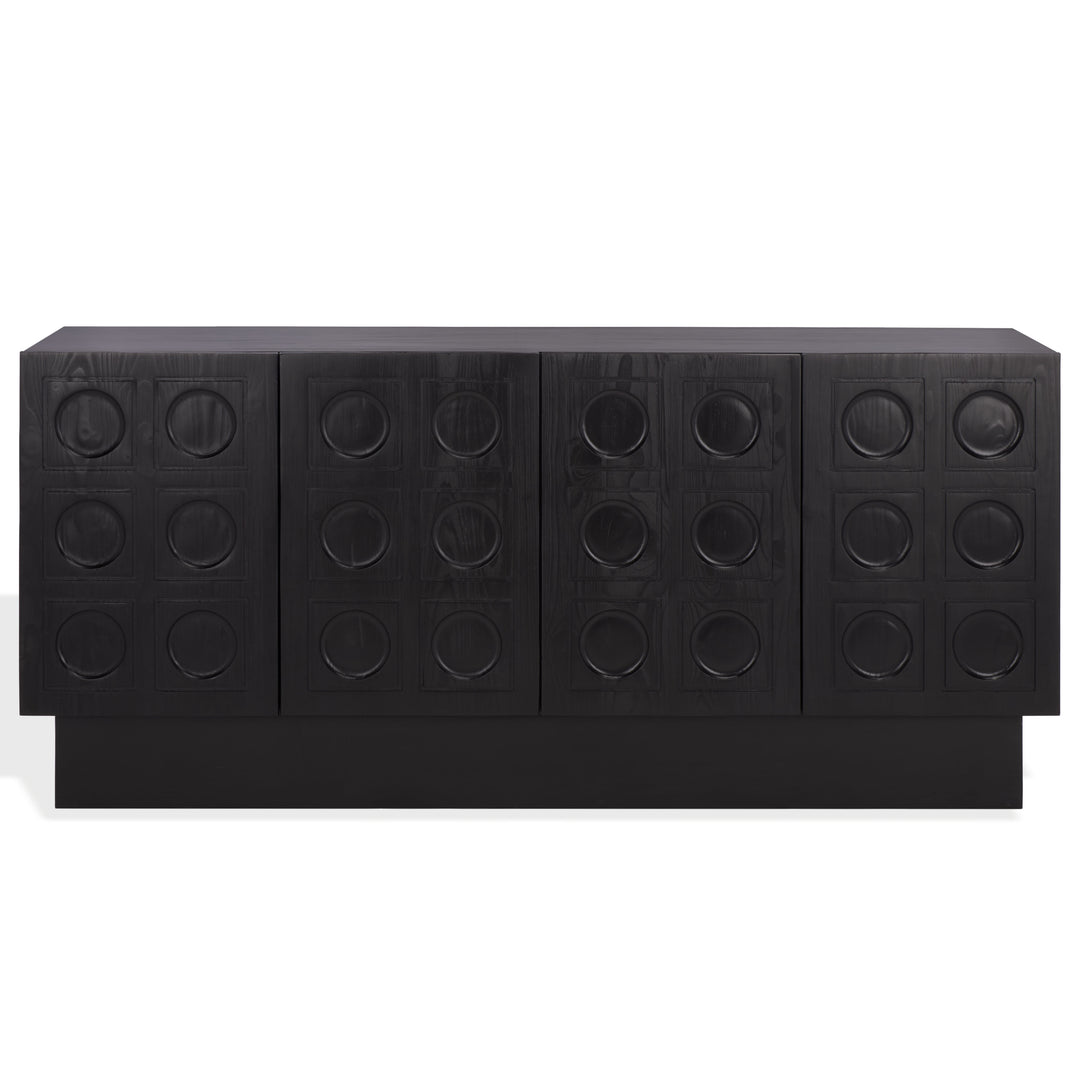 American Home Furniture Safavieh Couture Osmund 4 Door Wood Sideboard