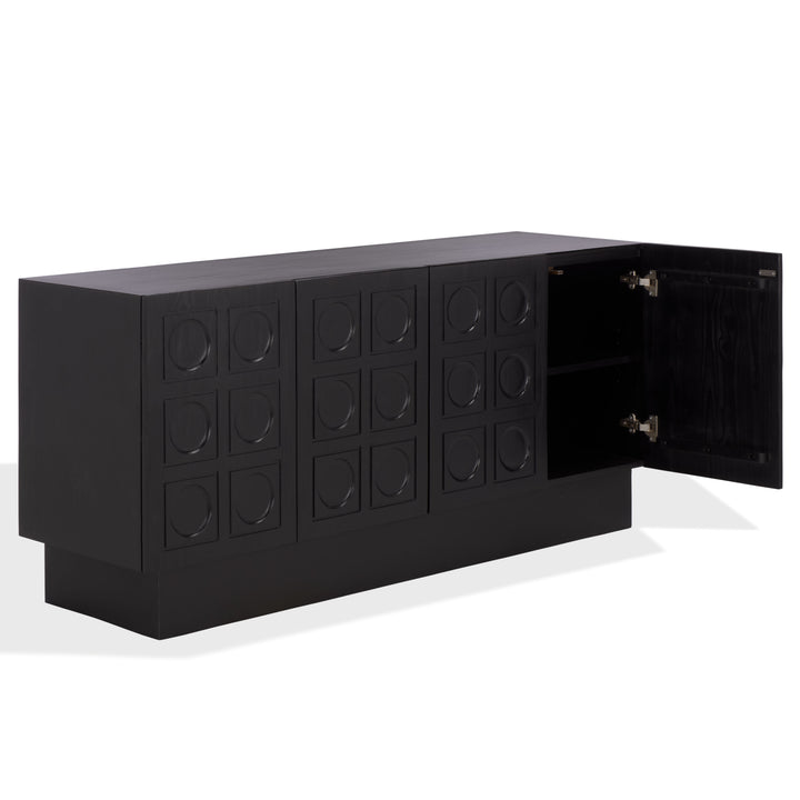 American Home Furniture Safavieh Couture Osmund 4 Door Wood Sideboard