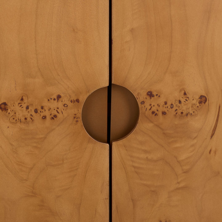 American Home Furniture Safavieh Couture Tessly Burl Veneer Chest