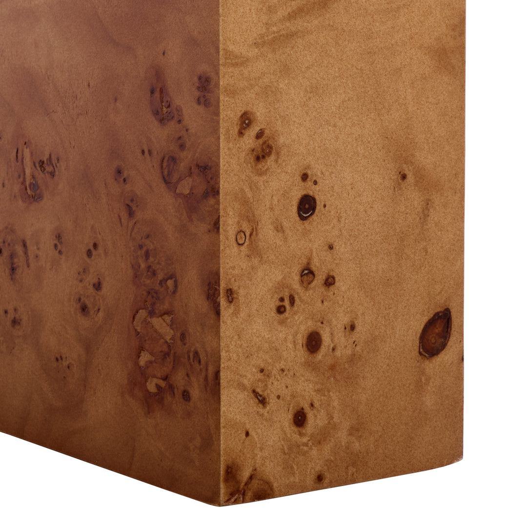 American Home Furniture Safavieh Couture Tessly Burl Veneer Console Table