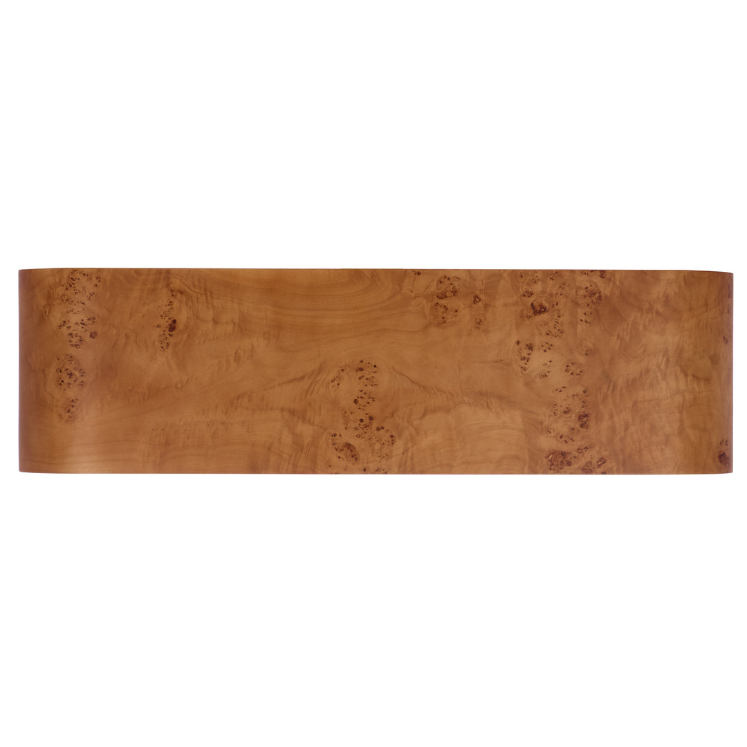 American Home Furniture Safavieh Couture Tessly Burl Veneer Console Table
