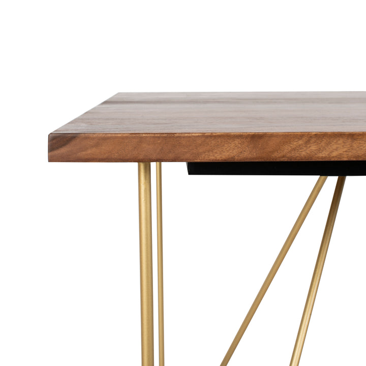 Walnut / Brass