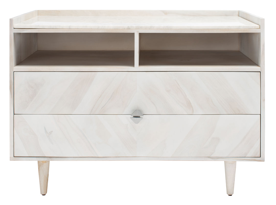 Cora Rose Herringbone Nightstand