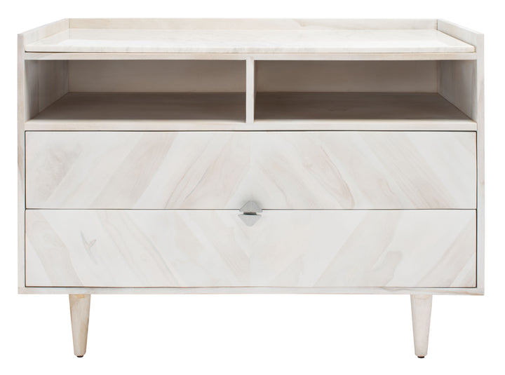 Cora Rose Herringbone Nightstand