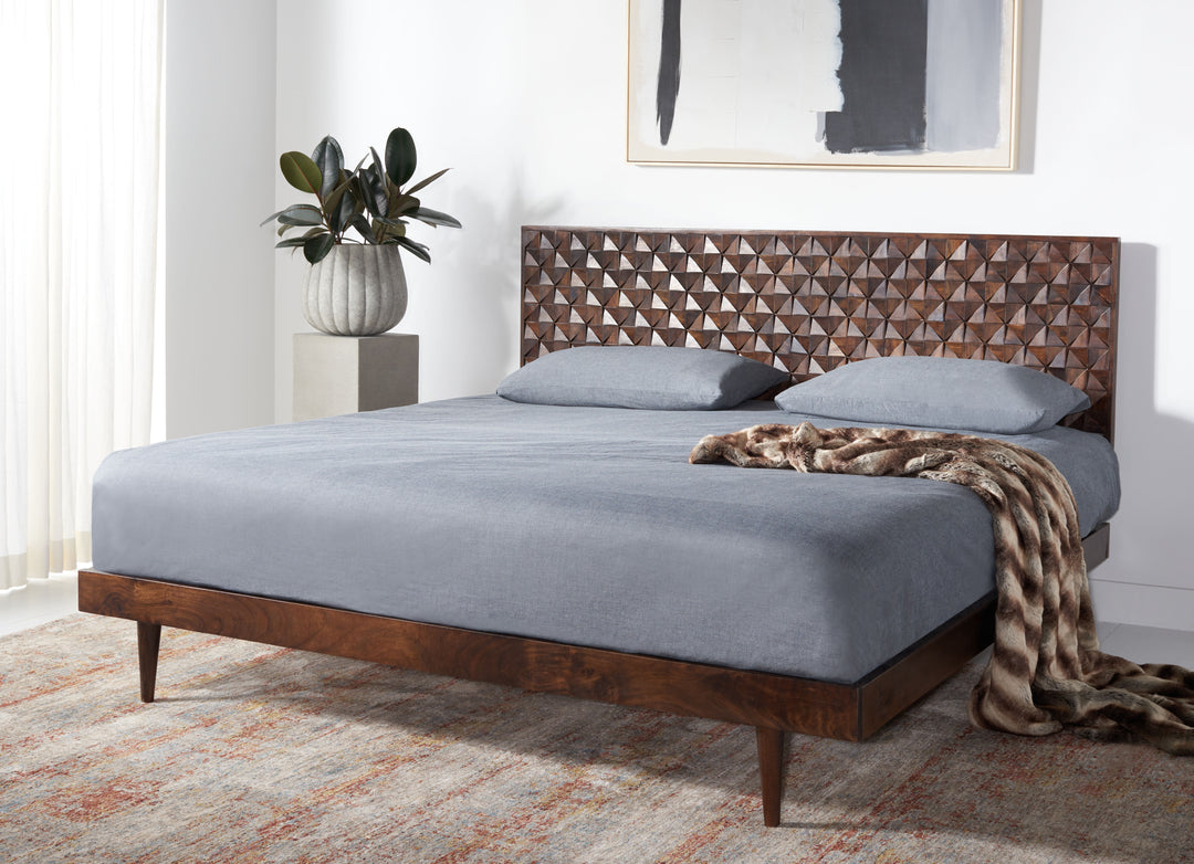 American Home Furniture Safavieh Couture Zinnia Platform Bed