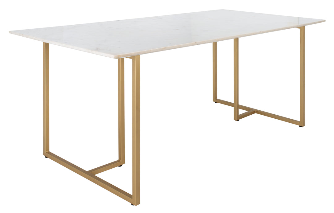 American Home Furniture Safavieh Couture Rosie Marble Top Dining Table