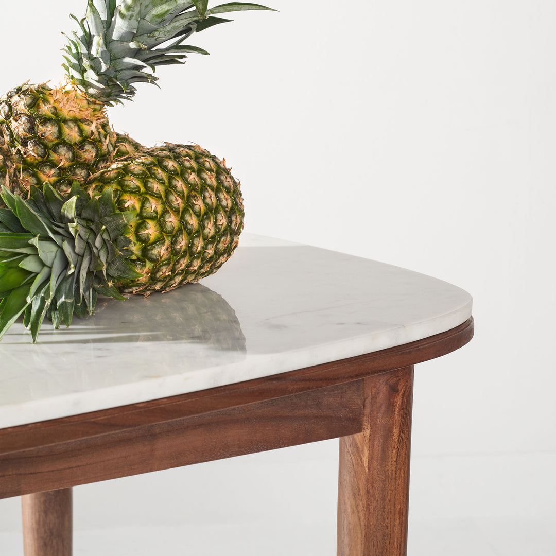 American Home Furniture Safavieh Couture Axcel Marble Top Dining Table