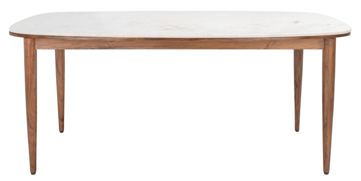 American Home Furniture Safavieh Couture Axcel Marble Top Dining Table