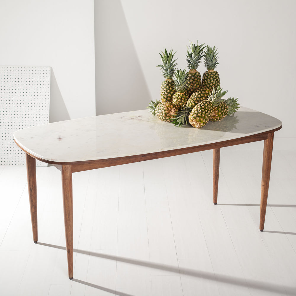American Home Furniture Safavieh Couture Axcel Marble Top Dining Table