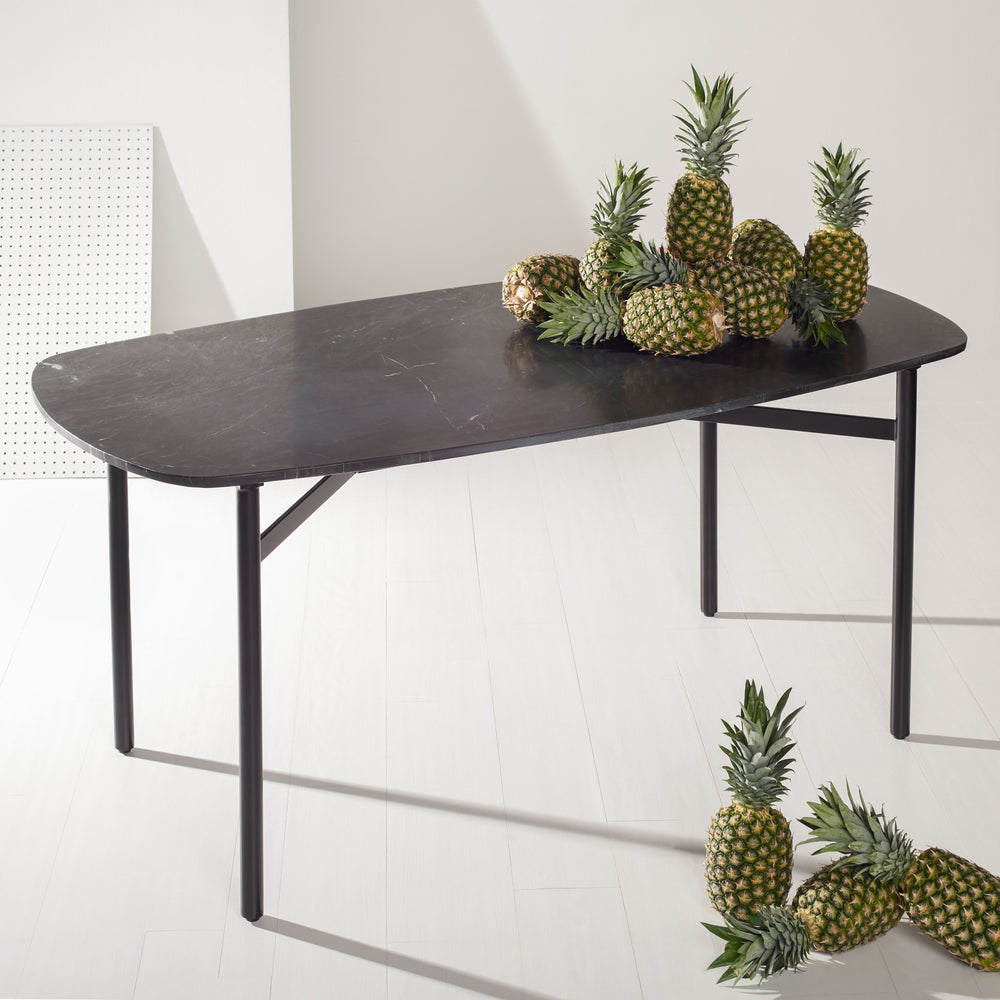 American Home Furniture Safavieh Couture Osmond Marble Top Dining Table