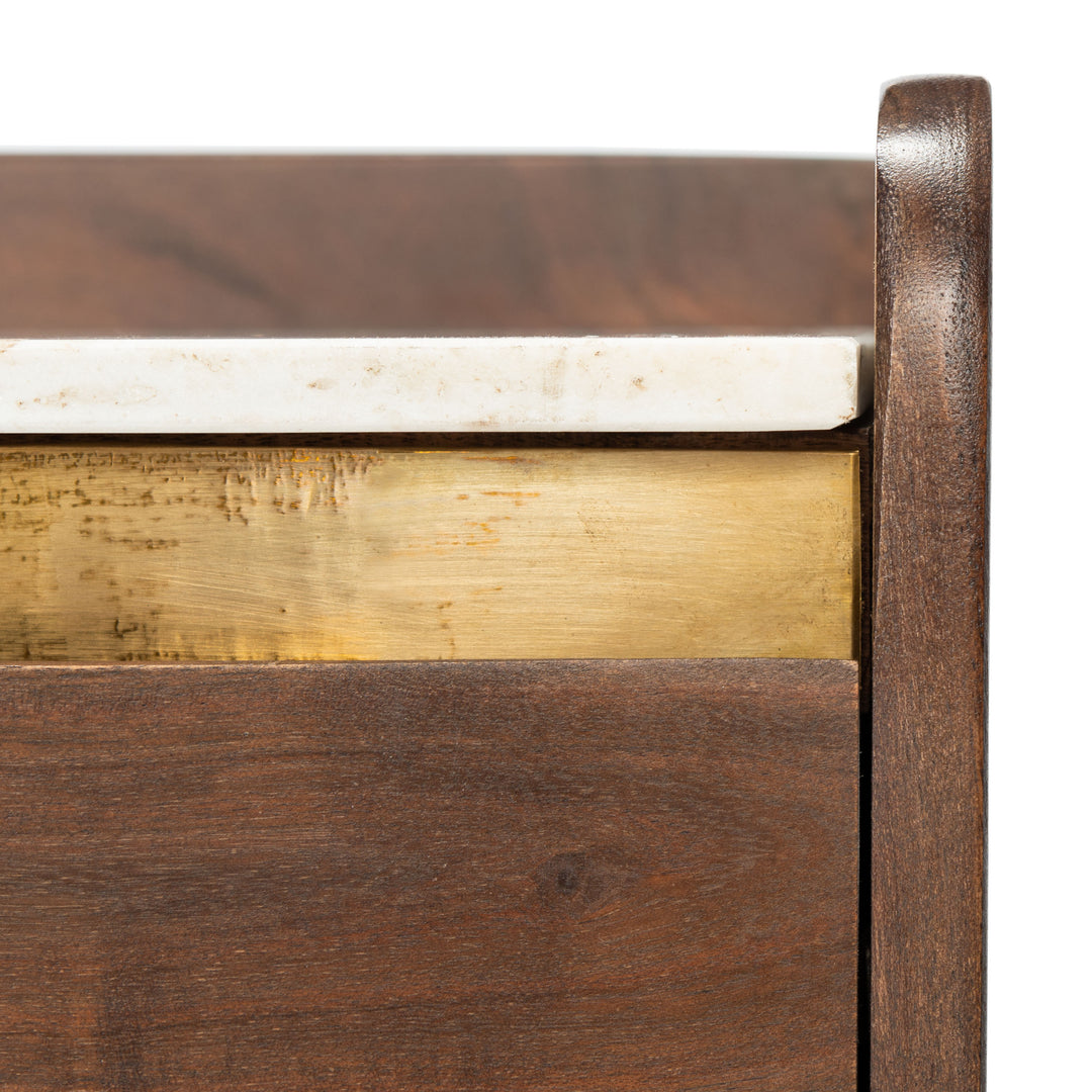 American Home Furniture Safavieh Couture Milana Marble Tv Stand