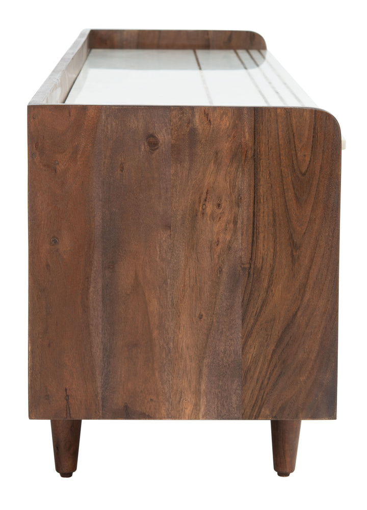 American Home Furniture Safavieh Couture Milana Marble Tv Stand