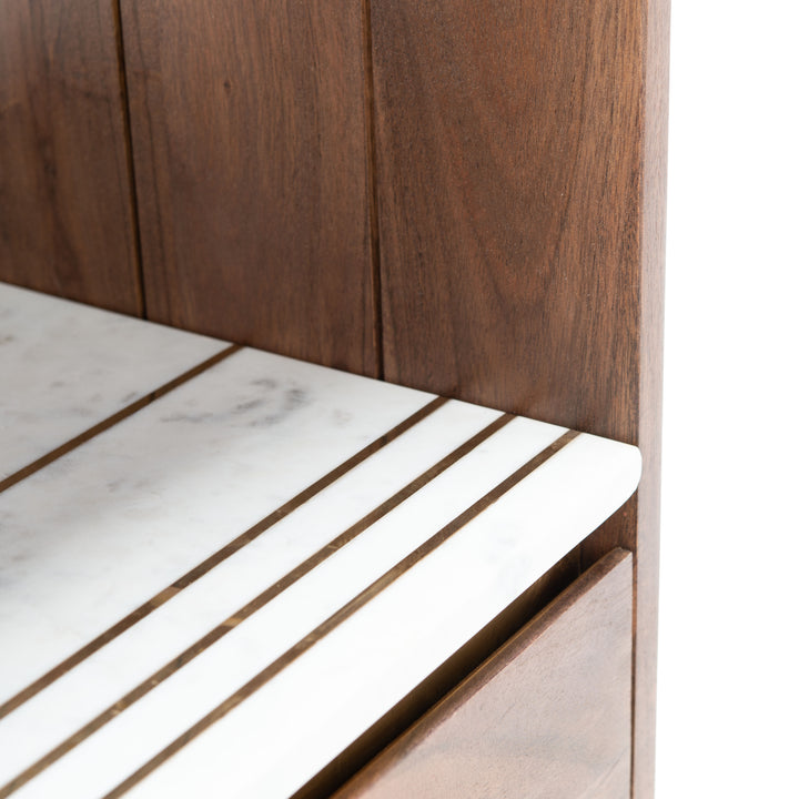 American Home Furniture Safavieh Couture Milana Marble Bookcase