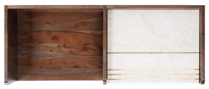 American Home Furniture Safavieh Couture Milana Marble Bookcase